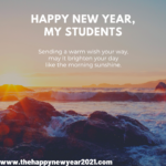 Happy New Year 2021 Wishes for Student