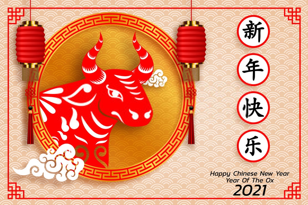 chinese year of cow 2021