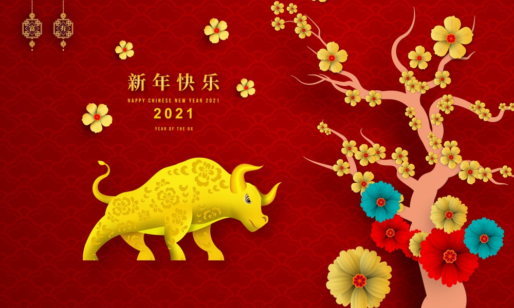 2021 happy year of bull
