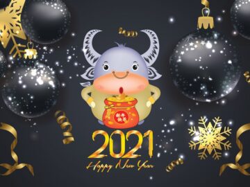 year of cow 2021 wallpaper