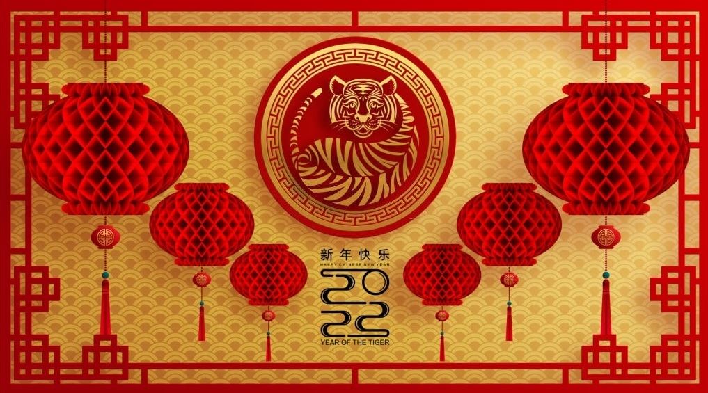 year of the tiger wallpaper 2022